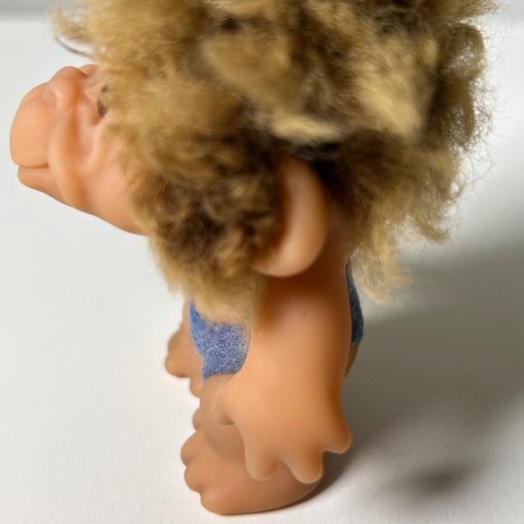 Vintage 1965 Thomas Dam Baby Monkey Troll Doll RARE VHTF (B9) - Picture 14 of 16